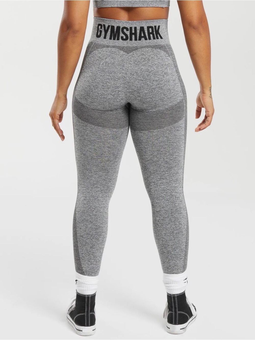 Gymshark Gray Seamless High-Waist Leggings